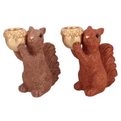 Daan bol en bois courbé Jingle écureuil debout couleur cuivre nu 21 cm 2 assortis | 6 pièces