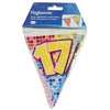 Ligne mini drapeau Folat 17 ans 3 mètres | 24 pièces