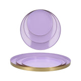 Plateau Daan en bois courbé marrakech lilas doré 40 cm | 4 pièces - afbeelding 2