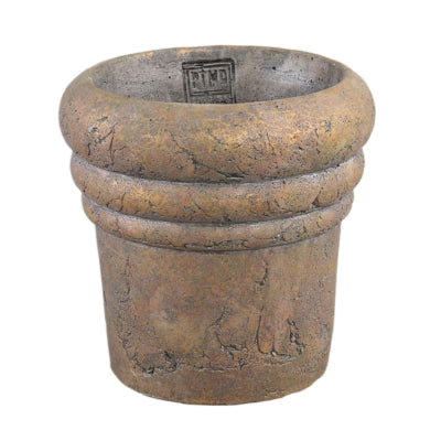 Ptmd pot de fleur Helena l marron 19 cm | 8 pièces