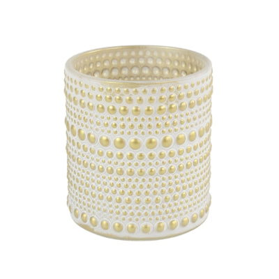 Photophore Countryfield Hailey l blanc couleur argent 12,5 cm | 12 pièces
