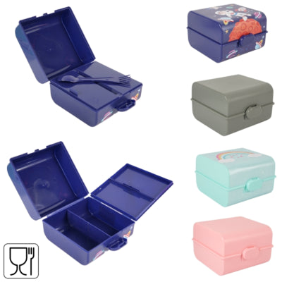 Boîte à lunch 14 cm 4 assortiments b-choice | 18 pièces