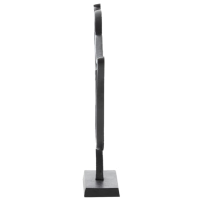 Statue vivante lumineuse visage noir 45 cm | 4 pièces