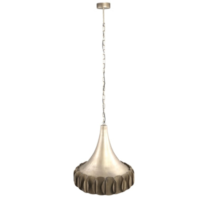 Ptmd lampe suspendue Gindy couleur or 57 cm | 2 pièces