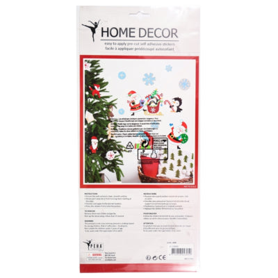 Stickers muraux Père Noël 35 x 18 cm | 24 pièces