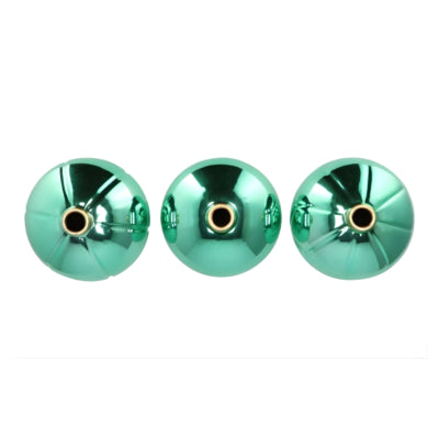 Daan vase en bois courbé boule de Noël vert 14 cm 3 assortis | 6 pièces