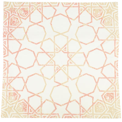 Housse de coussin commerce équitable beige oriental 45 x 45 cm | 12 pièces