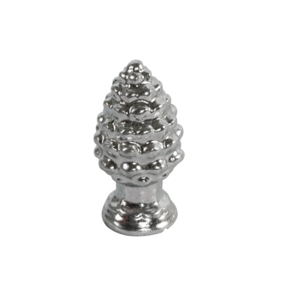 Countryfield statue pomme de pin celine s couleur argent 8 cm | 24 pièces