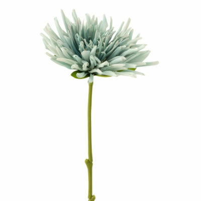 J-line fleur artificielle chrysanthème bleu clair 40 cm | 24 pièces