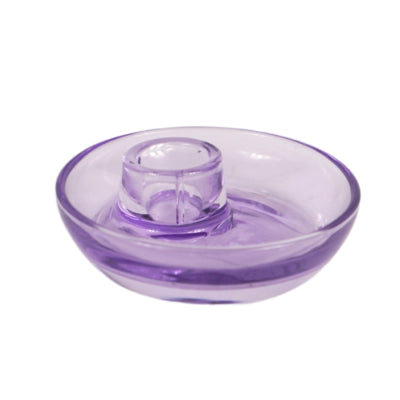 Bougeoir Mila violet 10 cm | 24 pièces