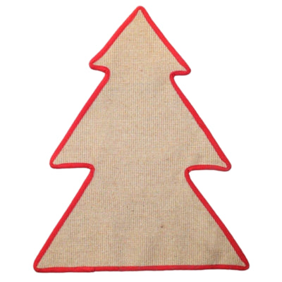 Tapis à gratter pour chat collection Cats Sapin de Noël 60 x 50 cm | 12 pièces