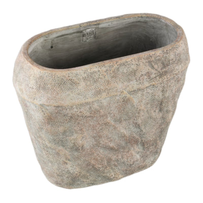 Pot de fleur Ptmd lourdes crème 40 cm | 2 pièces