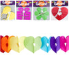 Guirlande papier 5,5 mètres 4 assortis | 24 pièces