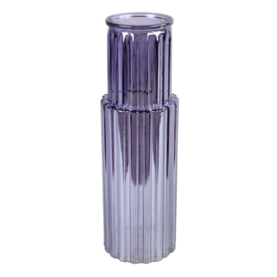 Countryfield vase irina verre violet 25 cm | 12 pièces