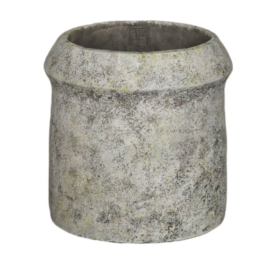 Ptmd pot de fleur nimma l gris ciment 30 cm | 2 pièces