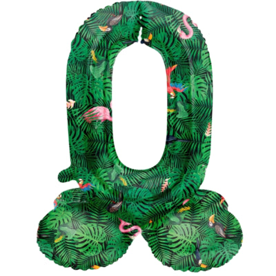 Folat ballon en aluminium debout 0 ambiance jungle 41 cm | 20 pièces