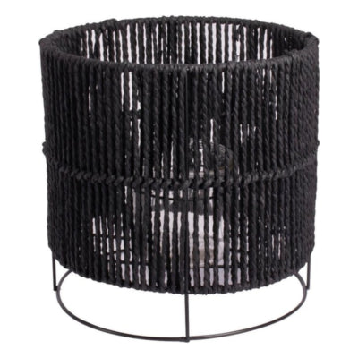 Lanterne Gusta noire 20 cm | 4 pièces