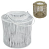 Lumero bougeoir lumineux métal 17 cm 2 assortis | 12 pièces
