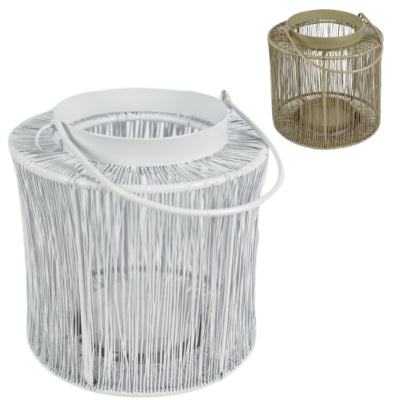 Lumero bougeoir lumineux métal 17 cm 2 assortis | 12 pièces