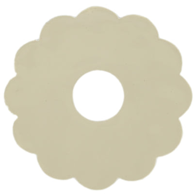 Stjernsund anneau de bougie fleur de loua beige brillant 9,3 cm | 24 pièces