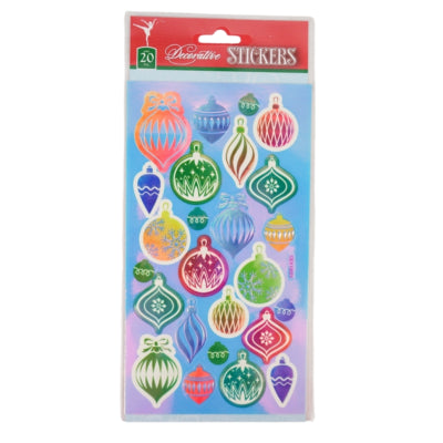 Autocollants Boules de Noël 20 pièces | 48 pièces