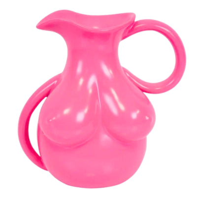 Housevitamin vase cruche seins rose 18 cm | 6 pièces
