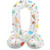 Folat ballon en aluminium debout 0 fête joyeuse 41 cm | 20 pièces