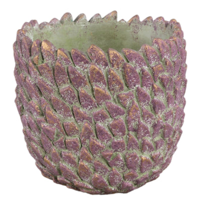 Ptmd pot de fleur storma l violet 17 cm | 8 pièces