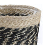 Panier en mica bonaparte noir 20 cm | 12 pièces