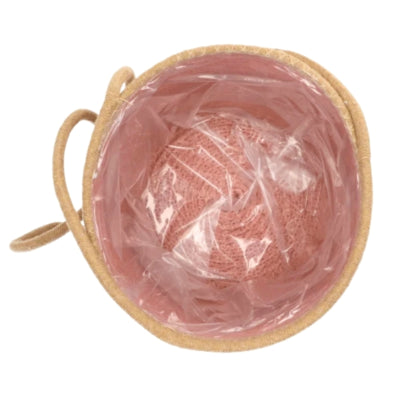 Panier suspendu Daan en bois courbé Tripoli rose 16 cm | 10 pièces