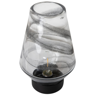 Ptmd lampe de table celester led sur batterie noir 23,5 | 2 pièces