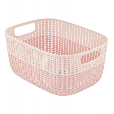 Keeper panier à linge rose 29 cm 6,8 l | 6 pièces