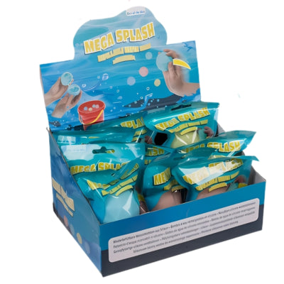 Ballon d'eau Mega Splash rechargeable 7,5 cm 3 assortis | 96 pièces