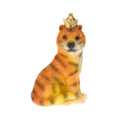 Statue de Tigre avec couronne 9 cm | 24 pièces