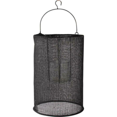 Lanterne Gusta coton noir 46 cm | 2 pièces