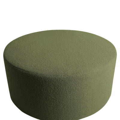 Ptmd pouf evie teddy vert 90 cm