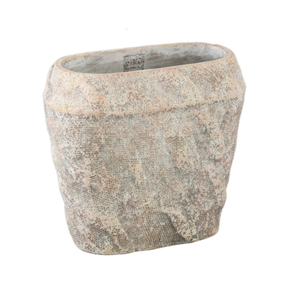 Pot de fleur Ptmd lourdes crème 30 cm | 2 pièces