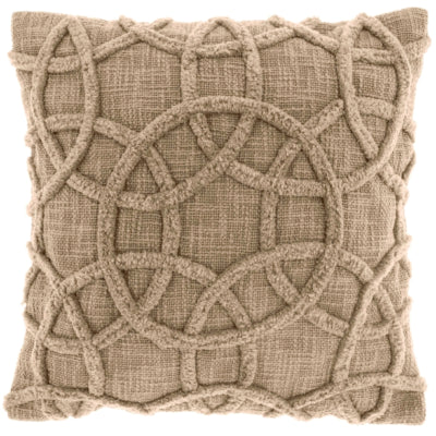 Coussin vivant unique everon taupe 45 x 45 cm | 6 pièces