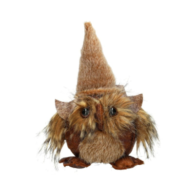 Figurine chouette Hedwige m marron 21 cm | 12 pièces