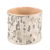 Ptmd pot de fleur millay s beige 12 cm | 12 pièces