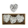Décoration à suspendre avec paillettes 3 assortis lot de 3 | 12 pièces