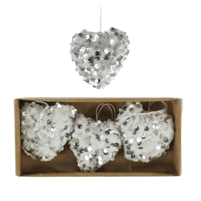 Décoration à suspendre avec paillettes 3 assortis lot de 3 | 12 pièces