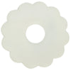 Stjernsund anneau de bougie fleur de loua blanc brillant 9,3 cm | 24 pièces