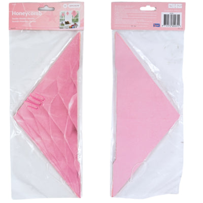 Folat nid d'abeille diamant rose 30 cm | 24 pièces