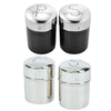Salière et poivrière inox 7 cm 3 assortis lot de 2 | 24 pièces