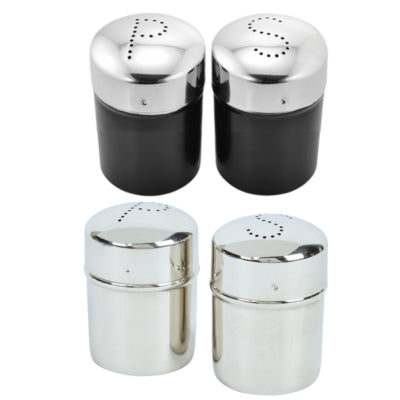 Salière et poivrière inox 7 cm 3 assortis lot de 2 | 24 pièces