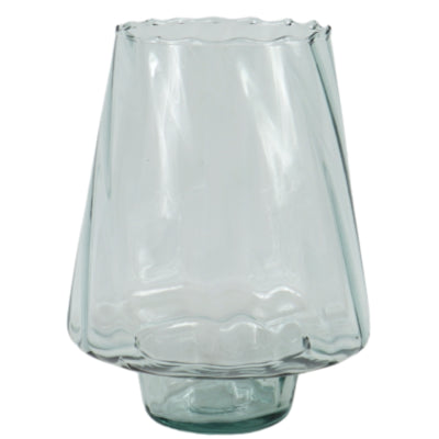 Vase verre transparent 23 cm | 6 pièces
