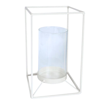Lanterne Housevitamin blanche 25 cm | 6 pièces