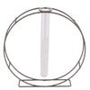 Support en bois courbé Daan avec tube à essai métal gris 22,5 cm | 12 pièces
