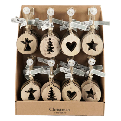 Présentoir Pendentif de Noël 4 assortis 72 pièces b-choice | 72 pièces